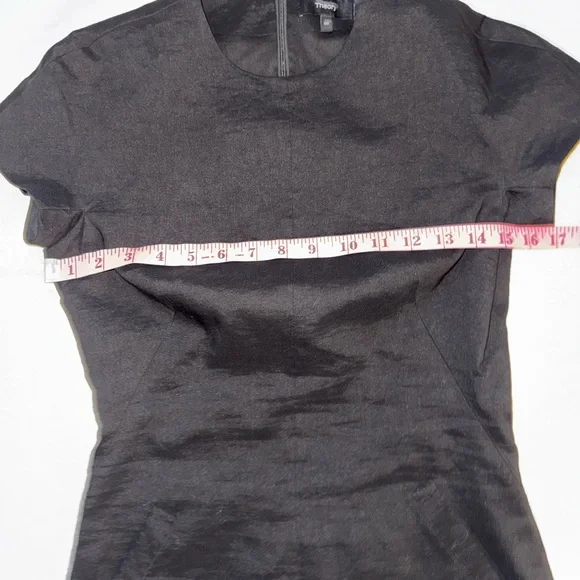 Theory Linen-Blend Dolman-Sleeve Minidress, size 00, NWOT - Picture 6 of 13